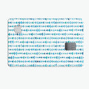 Blue Watercolor Triangle Pattern V2 - Premium Protective Decal Skin-Kit for the Apple Credit Card