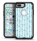 Blue Watercolor Triangle Pattern V2 - iPhone 7 Plus/8 Plus OtterBox Case & Skin Kits