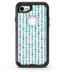 Blue Watercolor Triangle Pattern V2 - iPhone 7 or 8 OtterBox Case & Skin Kits