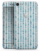 Blue Watercolor Triangle Pattern V2 - Skin-kit for the iPhone 8 or 8 Plus