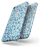 Blue Watercolor Triangle Pattern - Skin-kit for the iPhone 8 or 8 Plus