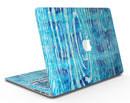 Blue Watercolor Woodgrain - MacBook Air Skin Kit