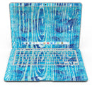 Blue Watercolor Woodgrain - MacBook Air Skin Kit