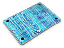 Blue Watercolor Woodgrain - MacBook Pro with Retina Display Full-Coverage Skin Kit