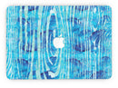 Blue Watercolor Woodgrain - MacBook Pro with Retina Display Full-Coverage Skin Kit