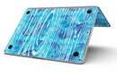 Blue Watercolor Woodgrain - MacBook Pro with Retina Display Full-Coverage Skin Kit