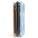 Blue Watercolor and White Flower Print Pattern iPhone 6/6s or 6/6s Plus 2-Piece Hybrid INK-Fuzed Case