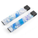 Blue Watercolor on White - Premium Decal Protective Skin-Wrap Sticker compatible with the Juul Labs vaping device