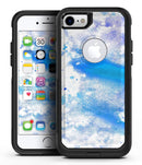 Blue Watercolor on White - iPhone 7 or 8 OtterBox Case & Skin Kits