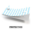 Blue Waves with Tiny Polka Dots - Premium Protective Decal Skin-Kit for the Apple Credit Card