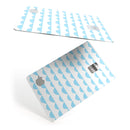 Blue Waves with Tiny Polka Dots - Premium Protective Decal Skin-Kit for the Apple Credit Card