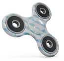 Blue Waves with Tiny Polka Dots Full-Body Fidget Spinner Skin-Kit