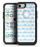 Blue Waves with Tiny Polka Dots - iPhone 7 or 8 OtterBox Case & Skin Kits