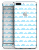 Blue Waves with Tiny Polka Dots - Skin-kit for the iPhone 8 or 8 Plus