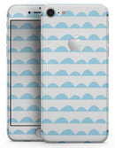 Blue Waves with Tiny Polka Dots - Skin-kit for the iPhone 8 or 8 Plus