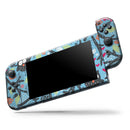 Blue and Black Branches with Abstract Big Eyed Owls // Skin Decal Wrap Kit for Nintendo Switch Console & Dock, Joy-Cons, Pro Controller, Lite, 3DS XL, 2DS XL, DSi, or Wii - Vinyl Skin Wrap for Nintendo Switch 2, OLED, Lite, Pro Controller & Wii