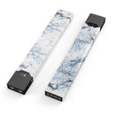 Blue and Black Grunge Over White Marble Surface - Premium Decal Protective Skin-Wrap Sticker compatible with the Juul Labs vaping device