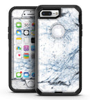 Blue and Black Grunge Over White Marble Surface - iPhone 7 Plus/8 Plus OtterBox Case & Skin Kits