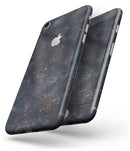 Blue and Gold Grunge Splatter - Skin-kit for the iPhone 8 or 8 Plus