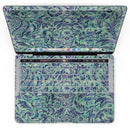 MacBook Pro with Touch Bar Skin Kit - Blue_and_Green_Damask_Watercolor_Pattern-MacBook_13_Touch_V4.jpg?