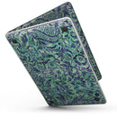 MacBook Pro without Touch Bar Skin Kit - Blue_and_Green_Damask_Watercolor_Pattern-MacBook_13_Touch_V3.jpg?