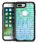 Blue and Green Watercolor Stripes - iPhone 7 Plus/8 Plus OtterBox Case & Skin Kits