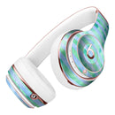 Blue and Green Watercolor Stripes Full-Body Skin Kit for the Beats by Dre Solo 3 Wireless Headphones