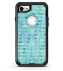 Blue and Green Watercolor Stripes - iPhone 7 or 8 OtterBox Case & Skin Kits