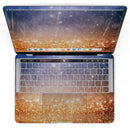 MacBook Pro with Touch Bar Skin Kit - Blue_and_Orange_Scratched_Surface_with_Glowing_Gold-MacBook_13_Touch_V4.jpg?