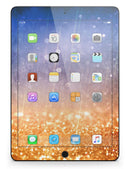 Blue and Orange Scratched Surface with Glowing Gold - iPad Pro 97 - View 8.jpg