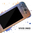 Blue and Orange Scratched Surface with Glowing Gold // Skin Decal Wrap Kit for Nintendo Switch Console & Dock, Joy-Cons, Pro Controller, Lite, 3DS XL, 2DS XL, DSi, or Wii - Vinyl Skin Wrap for Nintendo Switch 2, OLED, Lite, Pro Controller & Wii