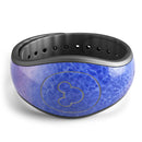 Blue and Pink Watercolor Spill - Decal Skin Wrap Kit for the Disney Magic Band