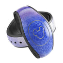Blue and Pink Watercolor Spill - Decal Skin Wrap Kit for the Disney Magic Band