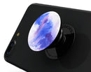 Blue and Pink Watercolor Spill - Skin Kit for PopSockets and other Smartphone Extendable Grips & Stands