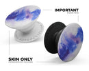 Blue and Pink Watercolor Spill - Skin Kit for PopSockets and other Smartphone Extendable Grips & Stands