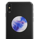 Blue and Pink Watercolor Spill - Skin Kit for PopSockets and other Smartphone Extendable Grips & Stands