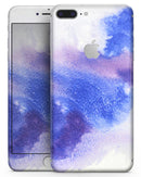 Blue and Pink Watercolor Spill - Skin-kit for the iPhone 8 or 8 Plus