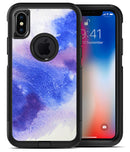 Blue and Pink Watercolor Spill - iPhone X OtterBox Case & Skin Kits