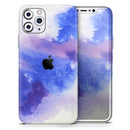 Blue and Pink Watercolor Spill - Vinyl Skin Wrap for iPhone 17 Pro Max, 17 Pro, 17 Air, 17, 16 & All Models — Soft Matte or Ultra Gloss
