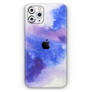 Blue and Pink Watercolor Spill - Vinyl Skin Wrap for iPhone 17 Pro Max, 17 Pro, 17 Air, 17, 16 & All Models — Soft Matte or Ultra Gloss