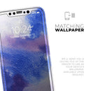 Blue and Pink Watercolor Spill - Vinyl Skin Wrap for iPhone 17 Pro Max, 17 Pro, 17 Air, 17, 16 & All Models — Soft Matte or Ultra Gloss