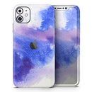 Blue and Pink Watercolor Spill - Vinyl Skin Wrap for iPhone 17 Pro Max, 17 Pro, 17 Air, 17, 16 & All Models — Soft Matte or Ultra Gloss
