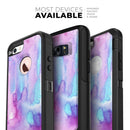 Blue and Pinkish Absorbed Watercolor Texture - Skin Kit for the iPhone OtterBox Cases