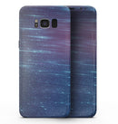 Blue and Purple Scaratched Streaks  - Samsung Galaxy S8 Full-Body Skin Kit