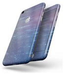 Blue and Purple Scaratched Streaks  - Skin-kit for the iPhone 8 or 8 Plus