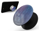 Blue and Purple Scratched Streaks - Skin Kit for PopSockets and other Smartphone Extendable Grips & Stands