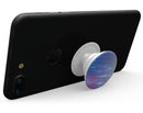 Blue and Purple Scratched Streaks - Skin Kit for PopSockets and other Smartphone Extendable Grips & Stands