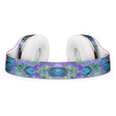 Blue and Purple Watercolor Peacock Feathers Full-Body Skin Kit for the Beats by Dre Solo 3 Wireless Headphones