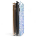 Blue and Purple Watercolor Waves iPhone 6/6s or 6/6s Plus 2-Piece Hybrid INK-Fuzed Case