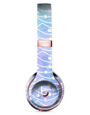 Blue and Purple Watercolor Waves Full-Body Skin Kit for the Beats by Dre Solo 3 Wireless Headphones